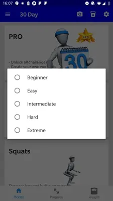 30 Day Fitness Challenge android App screenshot 1