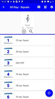 30 Day Fitness Challenge android App screenshot 3